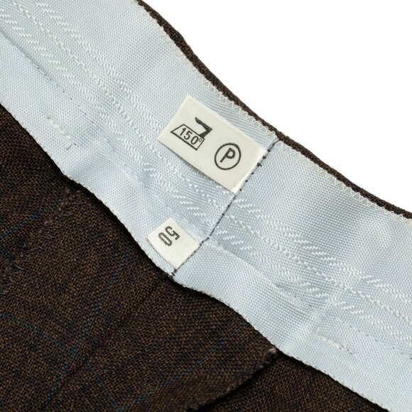 Sundazed (Germany) 70s, Glen Check, Tapered Leg, Pressed Pleats - Picture 5 of 13